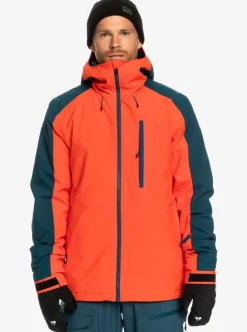 Mens Quiksilver Layers | Mission Technical Snow Jacket