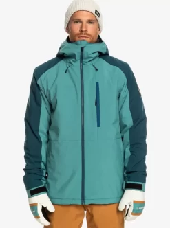 Mens Quiksilver Layers | Mission Technical Snow Jacket