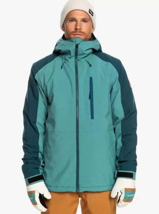 Mens Quiksilver Layers | Mission Technical Snow Jacket