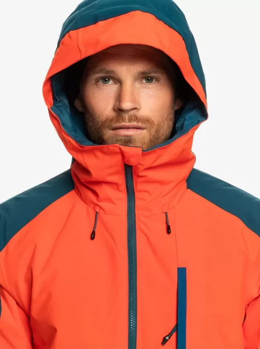 Mens Quiksilver Layers | Mission Technical Snow Jacket