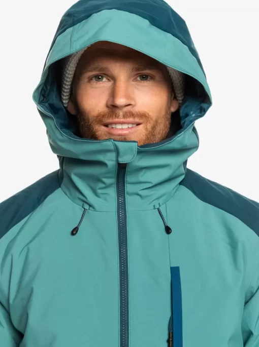 Mens Quiksilver Layers | Mission Technical Snow Jacket