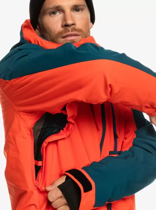 Mens Quiksilver Layers | Mission Technical Snow Jacket