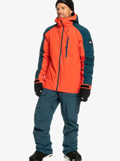 Mens Quiksilver Layers | Mission Technical Snow Jacket