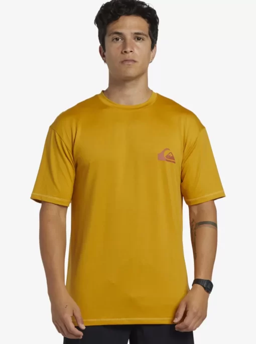 Mens Quiksilver Rashguards | Mix Session Upf 50 Short Sleeve Surf Tee