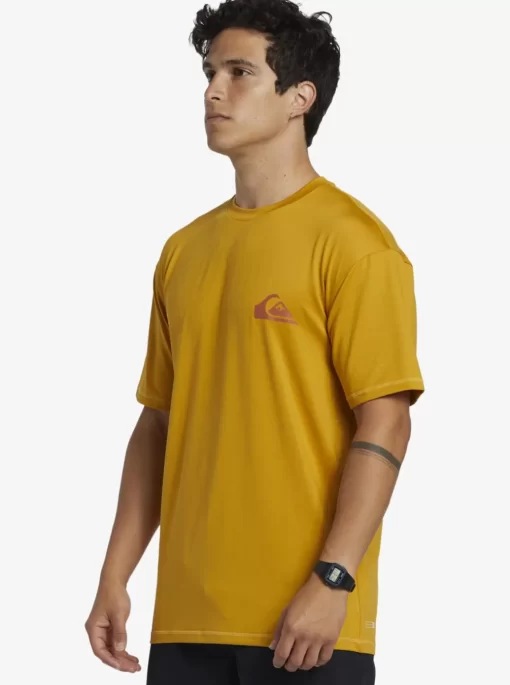 Mens Quiksilver Rashguards | Mix Session Upf 50 Short Sleeve Surf Tee