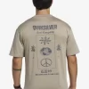 Mens Quiksilver Rashguards | Mix Session Upf 50 Short Sleeve Surf Tee