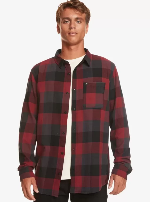 Mens Quiksilver Shirts & Polos | Motherfly Long Sleeve Shirt