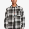 Mens Quiksilver Shirts & Polos | Motherfly Long Sleeve Shirt