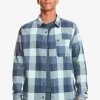 Mens Quiksilver Shirts & Polos | Motherfly Long Sleeve Shirt