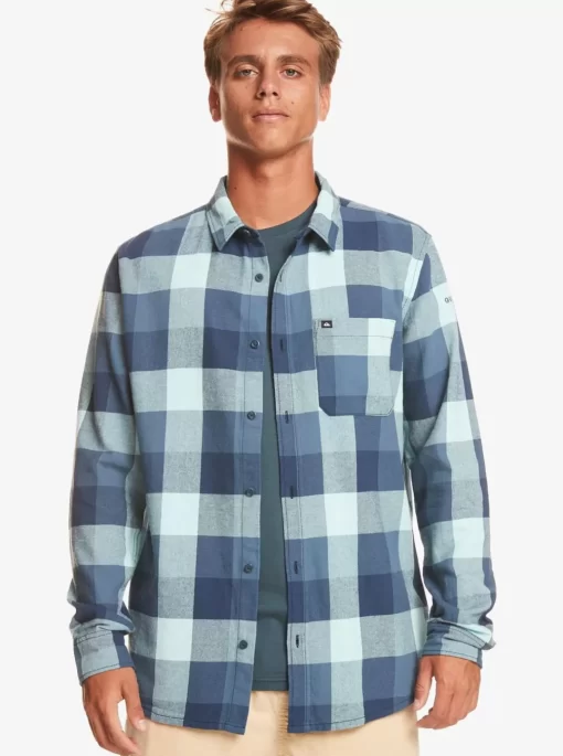 Mens Quiksilver Shirts & Polos | Motherfly Long Sleeve Shirt