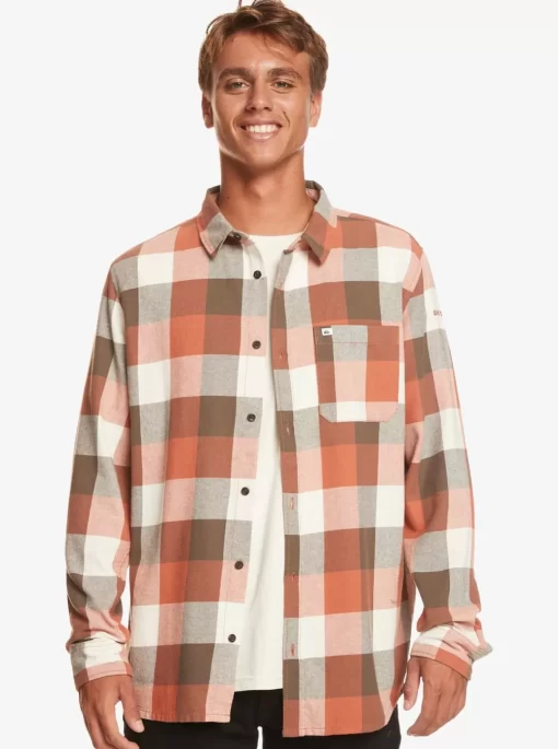 Mens Quiksilver Shirts & Polos | Motherfly Long Sleeve Shirt