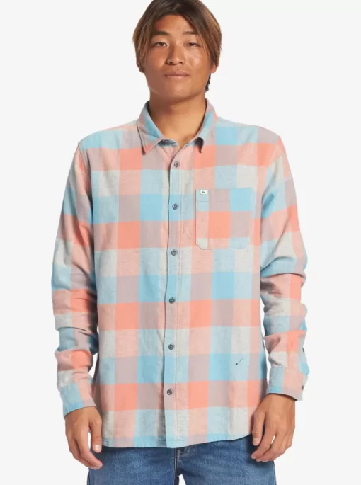 Mens Quiksilver Shirts & Polos | Motherfly Long Sleeve Shirt