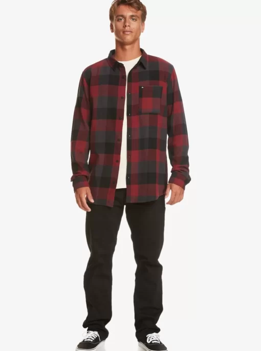 Mens Quiksilver Shirts & Polos | Motherfly Long Sleeve Shirt