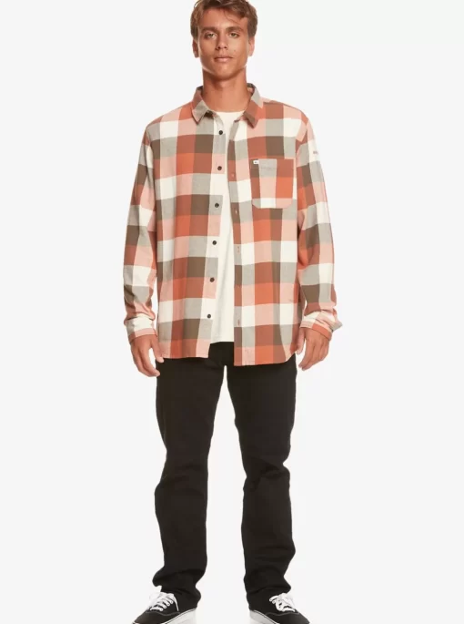 Mens Quiksilver Shirts & Polos | Motherfly Long Sleeve Shirt