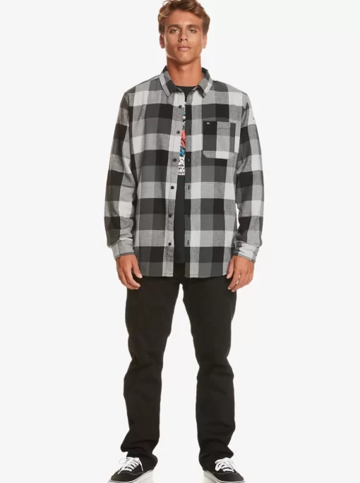 Mens Quiksilver Shirts & Polos | Motherfly Long Sleeve Shirt