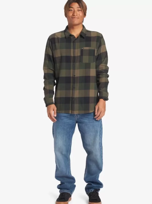 Mens Quiksilver Shirts & Polos | Motherfly Long Sleeve Shirt