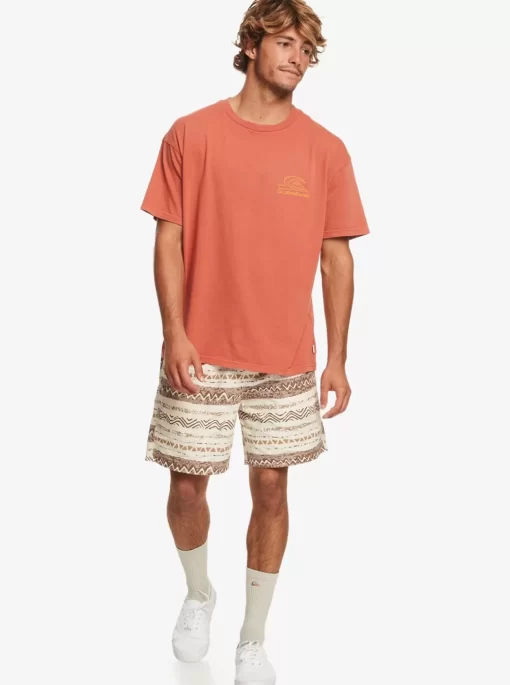 Mens Quiksilver Tees | Natural Vibe T-Shirt