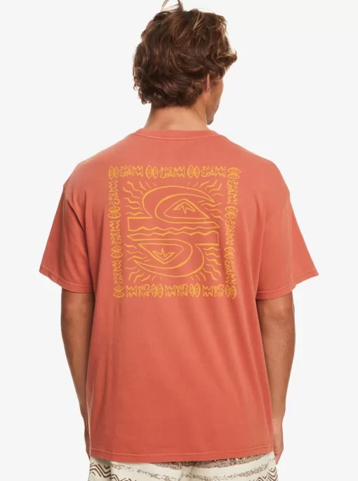 Mens Quiksilver Tees | Natural Vibe T-Shirt