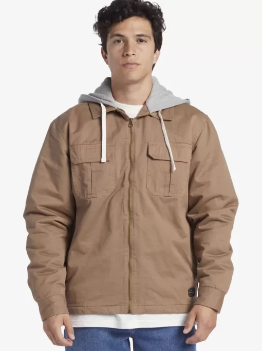 Mens Quiksilver Jackets | New Aitor Hooded Jacket