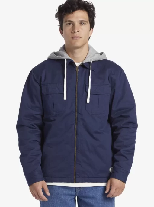 Mens Quiksilver Jackets | New Aitor Hooded Jacket