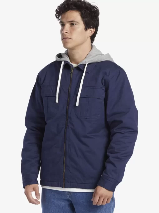 Mens Quiksilver Jackets | New Aitor Hooded Jacket