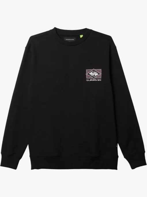 Mens Quiksilver Shirts & Polos | No Control Crew Fleece Crew Neck Sweatshirt