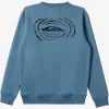 Mens Quiksilver Shirts & Polos | No Control Crew Fleece Crew Neck Sweatshirt