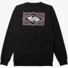 Mens Quiksilver Shirts & Polos | No Control Crew Fleece Crew Neck Sweatshirt