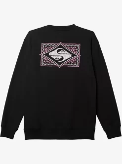 Mens Quiksilver Shirts & Polos | No Control Crew Fleece Crew Neck Sweatshirt