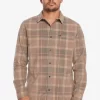 Mens Quiksilver Shirts & Polos | Oakenhead Long Sleeve Shirt