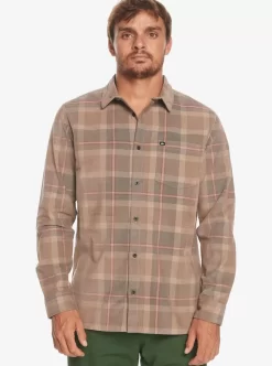 Mens Quiksilver Shirts & Polos | Oakenhead Long Sleeve Shirt