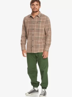 Mens Quiksilver Shirts & Polos | Oakenhead Long Sleeve Shirt