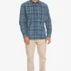 Mens Quiksilver Shirts & Polos | Oakenhead Long Sleeve Shirt