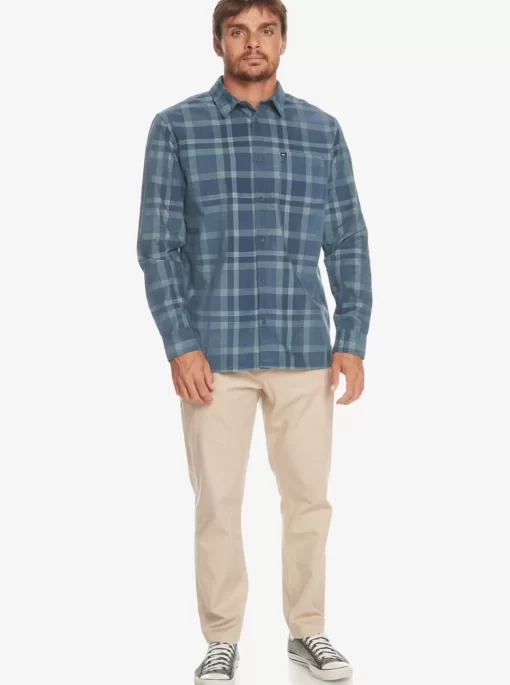 Mens Quiksilver Shirts & Polos | Oakenhead Long Sleeve Shirt