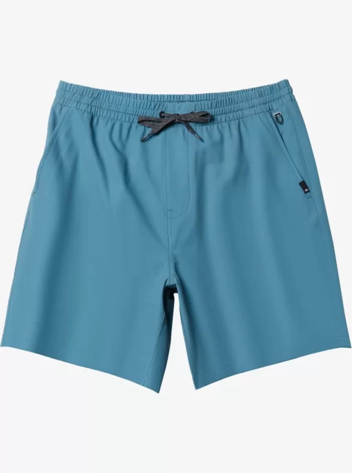 Mens Quiksilver Boardshorts | Ocean Elastic Waist 18" Amphibian Shorts