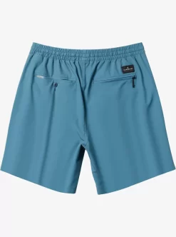 Mens Quiksilver Boardshorts | Ocean Elastic Waist 18" Amphibian Shorts