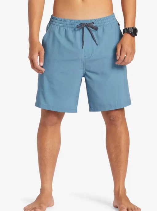 Mens Quiksilver Boardshorts | Ocean Elastic Waist 18" Amphibian Shorts