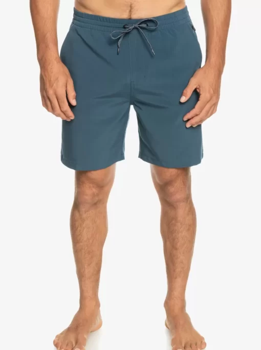 Mens Quiksilver Boardshorts | Ocean Elastic Waist 18" Amphibian Shorts