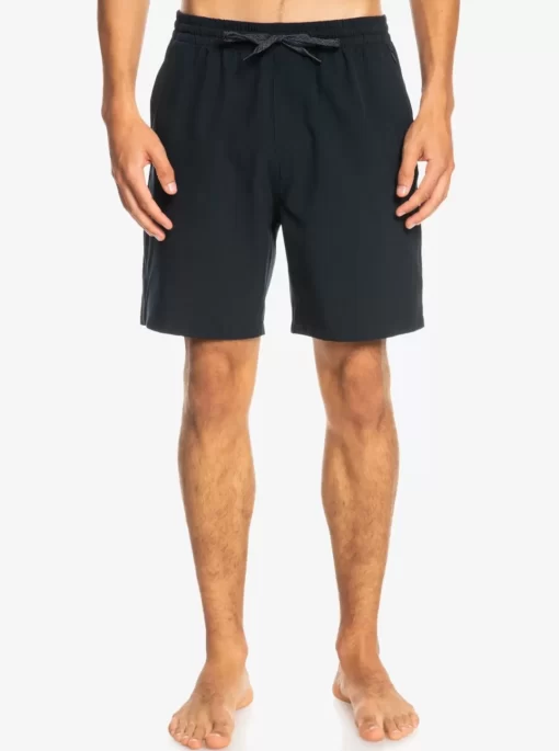 Mens Quiksilver Boardshorts | Ocean Elastic Waist 18" Amphibian Shorts