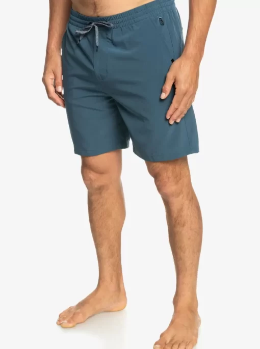 Mens Quiksilver Boardshorts | Ocean Elastic Waist 18" Amphibian Shorts