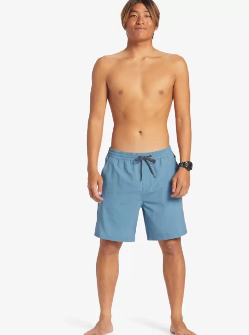 Mens Quiksilver Boardshorts | Ocean Elastic Waist 18" Amphibian Shorts