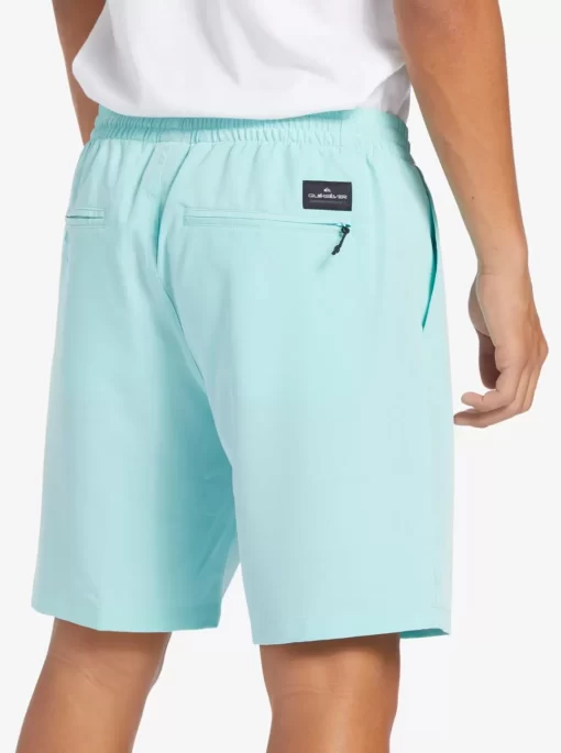 Mens Quiksilver Boardshorts | Ocean Elastic Waist 18" Amphibian Shorts