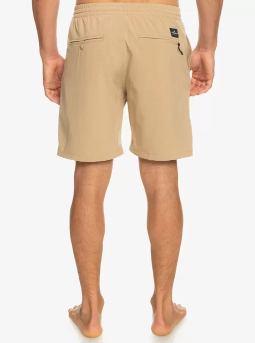 Mens Quiksilver Boardshorts | Ocean Elastic Waist 18" Amphibian Shorts