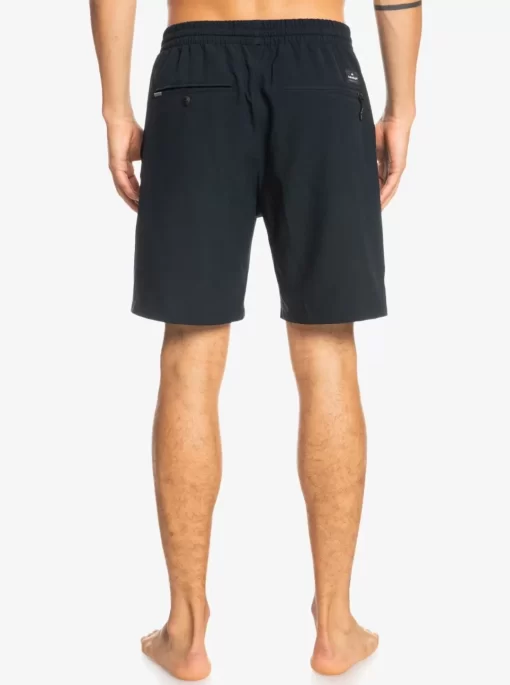 Mens Quiksilver Boardshorts | Ocean Elastic Waist 18" Amphibian Shorts