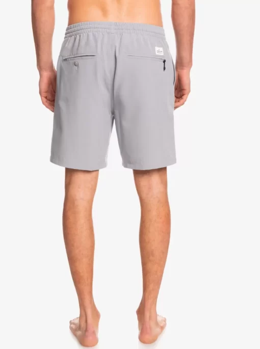 Mens Quiksilver Boardshorts | Ocean Elastic Waist 18" Amphibian Shorts