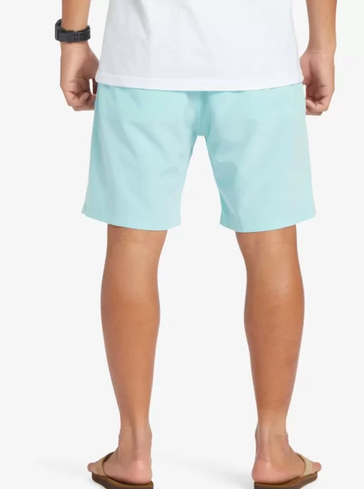 Mens Quiksilver Boardshorts | Ocean Elastic Waist 18" Amphibian Shorts