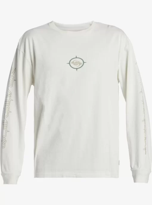 Mens Quiksilver Tees | Off Grid Long Sleeve T-Shirt