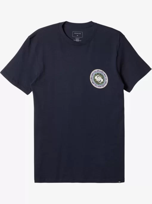 Mens Quiksilver Tees | Omni Circle T-Shirt