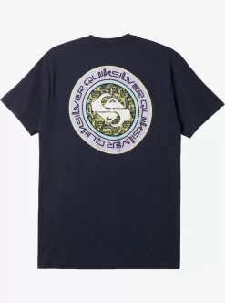 Mens Quiksilver Tees | Omni Circle T-Shirt