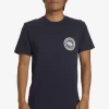 Mens Quiksilver Tees | Omni Circle T-Shirt